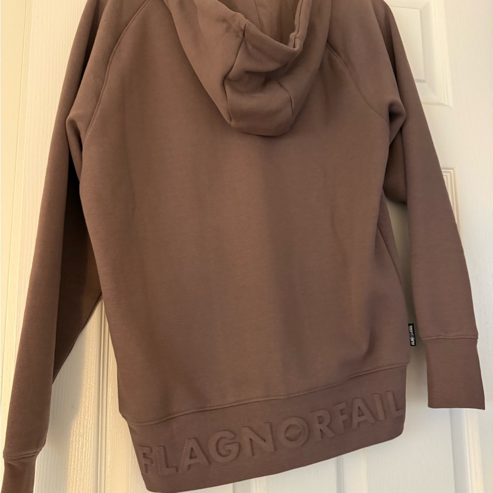 Brown Flag Nor Fail Zip-Up Hoodie - Picture 7 of 7